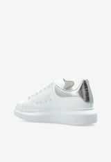 Alexander McQueen Oversized Leather Low-Top Sneakers