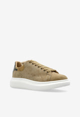 Alexander McQueen Oversized Suede Low-Top Sneakers