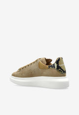 Alexander McQueen Oversized Suede Low-Top Sneakers