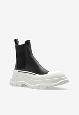 Alexander McQueen Tread Slick Leather Chelsea Boots