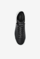 Alexander McQueen Oversized Leather Low-Top Sneakers