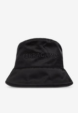 Ferragamo Logo Embroidered Bucket Hat