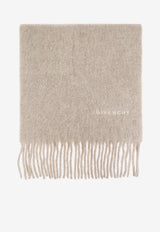 Givenchy Large Fringed Wool Scarf