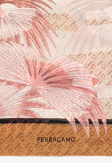 Ferragamo Botanical-Motif Silk Scarf