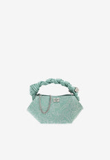 GANNI Handbag `Bou Mini` Green A6828 5894-798