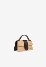 Jacquemus Small Bambino Raffia Crossbody Bag