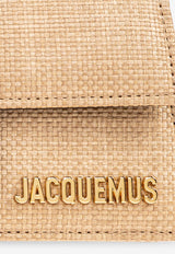 Jacquemus Small Bambino Raffia Crossbody Bag