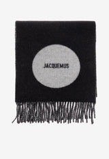Jacquemus Logo Wool Scarf