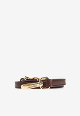 Jacquemus Large Bambino Leather Crossbody Bag