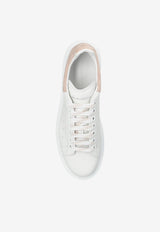 Alexander McQueen Oversized Leather Low-Top Sneakers White 553770 WIAIH-9182