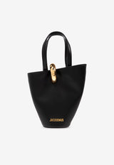 Jacquemus Small Bambola Leather Bucket Bag