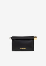 Jacquemus Small Rond Carré Leather Clutch