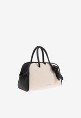 Jacquemus Small Le Turismo Linen Top Handle Bag