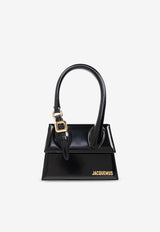 Jacquemus Medium Chiquito Leather Top Handle Bag