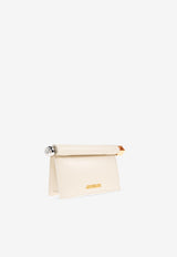 Jacquemus Small Rond Carré Leather Clutch