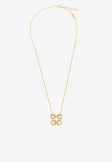 Ferragamo Four Gancini Pendant Necklace