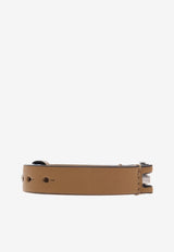 Ferragamo Double-Gancini Leather Bracelet