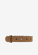 Ferragamo Double-Gancini Leather Bracelet