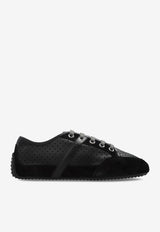 Givenchy Slim Suede and Leather Sneakers