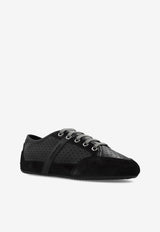 Givenchy Slim Suede and Leather Sneakers