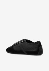 Givenchy Slim Suede and Leather Sneakers