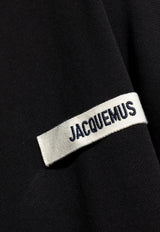 Jacquemus Grosgrain Button-Up Cardigan Black CDM00576 AJ00126-990
