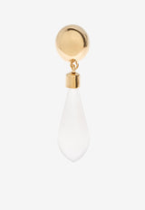 Chloé Asymmetrical Prism-Shaped Brass Earrings