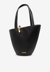 Jacquemus Medium Bambola Leather Tote Bag