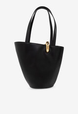 Jacquemus Medium Bambola Leather Tote Bag