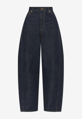 Givenchy Balloon Wide-Leg Jeans Navy BW517 J516P-401