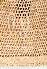 Chloé Summer Banana Raffia Tote Bag Beige CH25US901 P08-24P