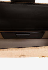 Jacquemus Large Bambino Raffia Top Handle Bag Beige BAW00007 AW00511-1FF