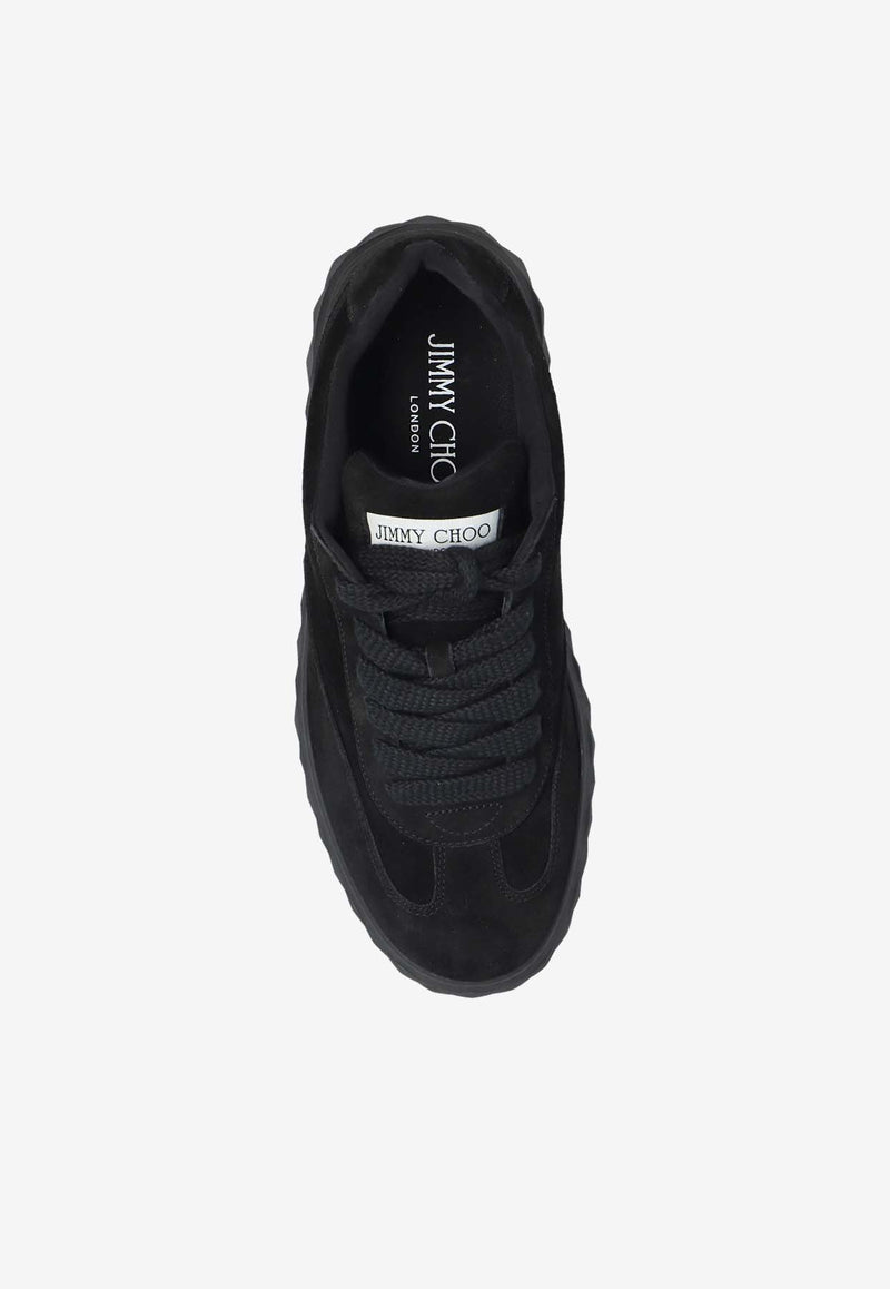 Jimmy Choo Diamond Maxi Low-Top Sneakers DIAMOND MAXI RETRO M SVV-V BLACK