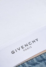 Givenchy Racerback Cropped Top White BW70F NR2Q3-100