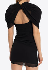 Jacquemus La Castagna Mini Dress Black DRW00130 CW00383-990