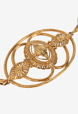 Chloé Amulet Jewelry Brass Belt Gold CH25ABJ09 CB7-9DC