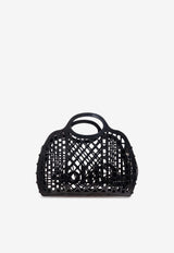 Chloé Cage Logo Top Handle Bag Black CH25AS517 P55-001
