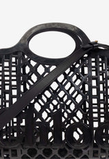 Chloé Cage Logo Top Handle Bag Black CH25AS517 P55-001