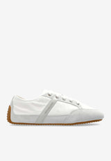 Givenchy Nylon and Suede Slim Sneakers White BH00A ZH1WL-100