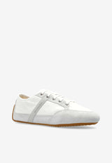 Givenchy Nylon and Suede Slim Sneakers White BH00A ZH1WL-100