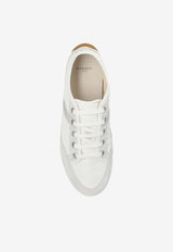 Givenchy Nylon and Suede Slim Sneakers White BH00A ZH1WL-100