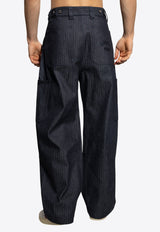 Givenchy Balloon Washed Jeans Navy BM51N 9516U-401