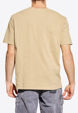 Balmain Embossed Logo T-shirt Beige FH1EG000 BD08-8KC