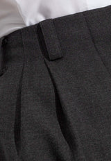 Givenchy Straight-Leg Tailored Pants Gray BW516 Z14FU-067