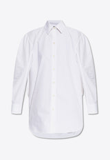 Jacquemus Ovalo Oversized Mini Dress White DRW00686 AW00648-100