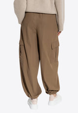 Max Mara Glauco Wide-Leg Cargo Pants Brown GLAUCO 2521136101-003