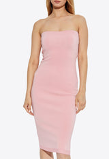 Jacquemus Sera Strapless Knit Dress Pink DRW00709 AK00269-410