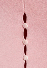 Jacquemus Sera Strapless Knit Dress Pink DRW00709 AK00269-410