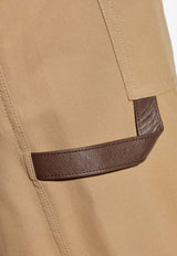 Loewe Logo Patch Straight-Leg Pants Beige H526Y04WHB 0-BEIGE