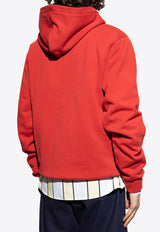 Jacquemus Gros Grain Hooded Sweatshirt Red HOM00247 AJ00126-480